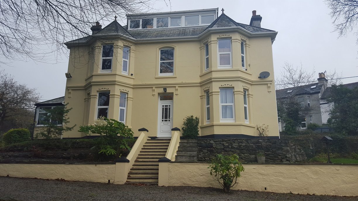 Front of Woodlands care home