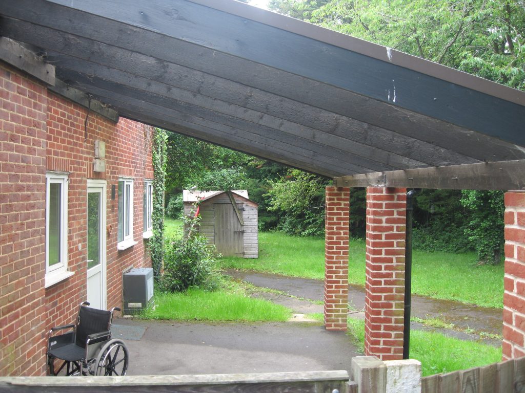 Entrance to Brook Lane care home