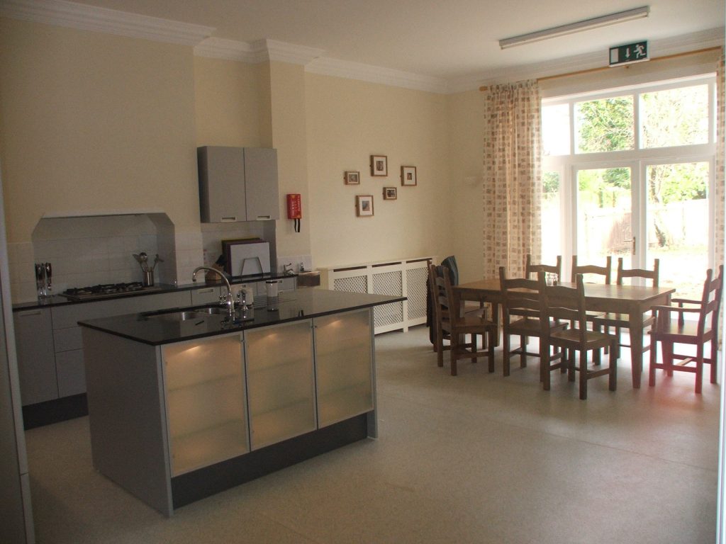 Kitchen area for residents at Birdhurst Rise