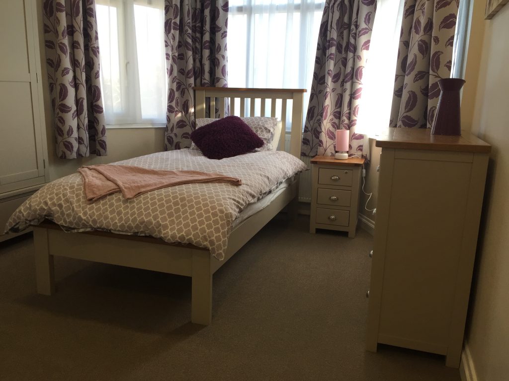 Bedroom at Jubilee House care home