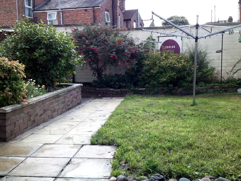 Garden for residents at Adrian Lodge