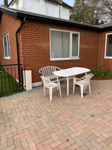 Outside space for residents at Smitham Downs Road
