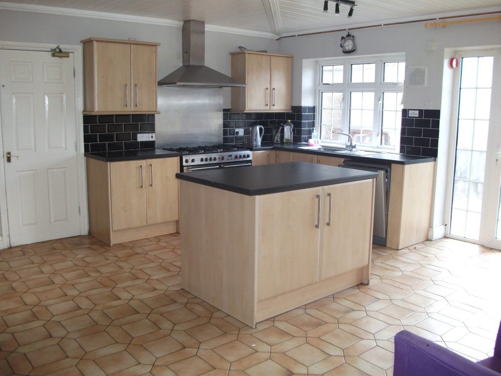 Rogerstone house kitchen for residents
