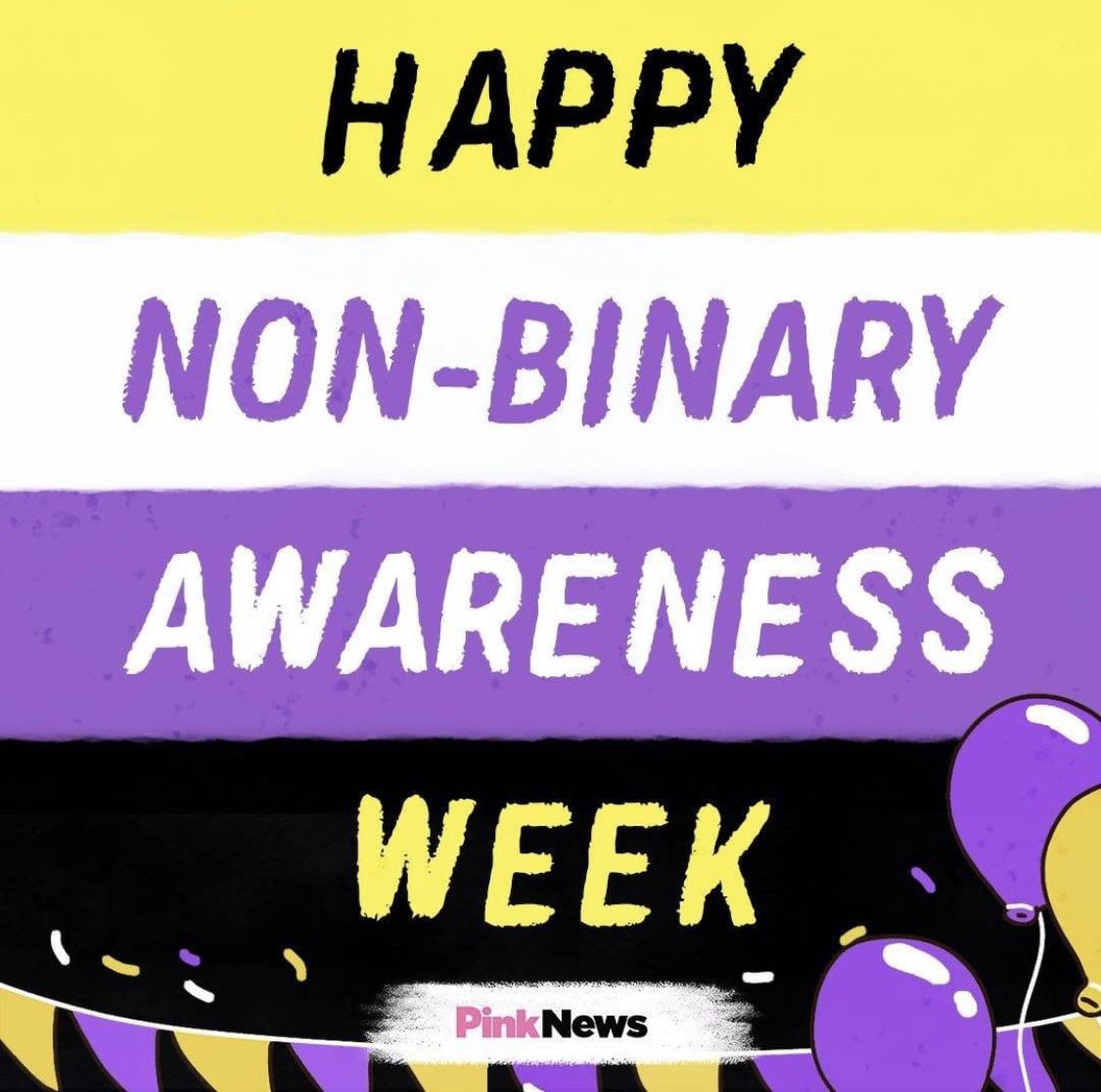 Non Binary Awareness Week Achieve Together