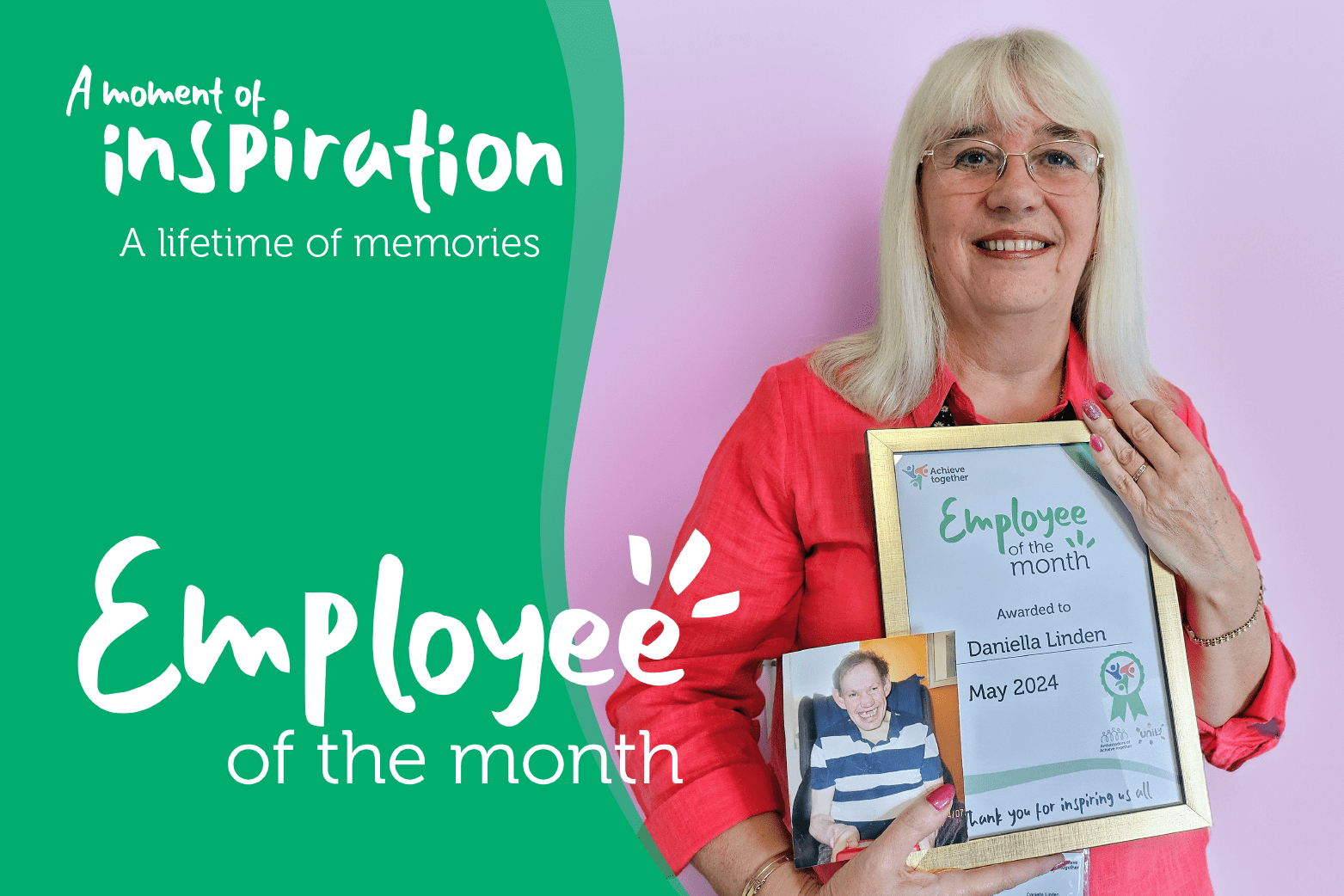 May 2024 Employee of the month - Daniella - Achieve together