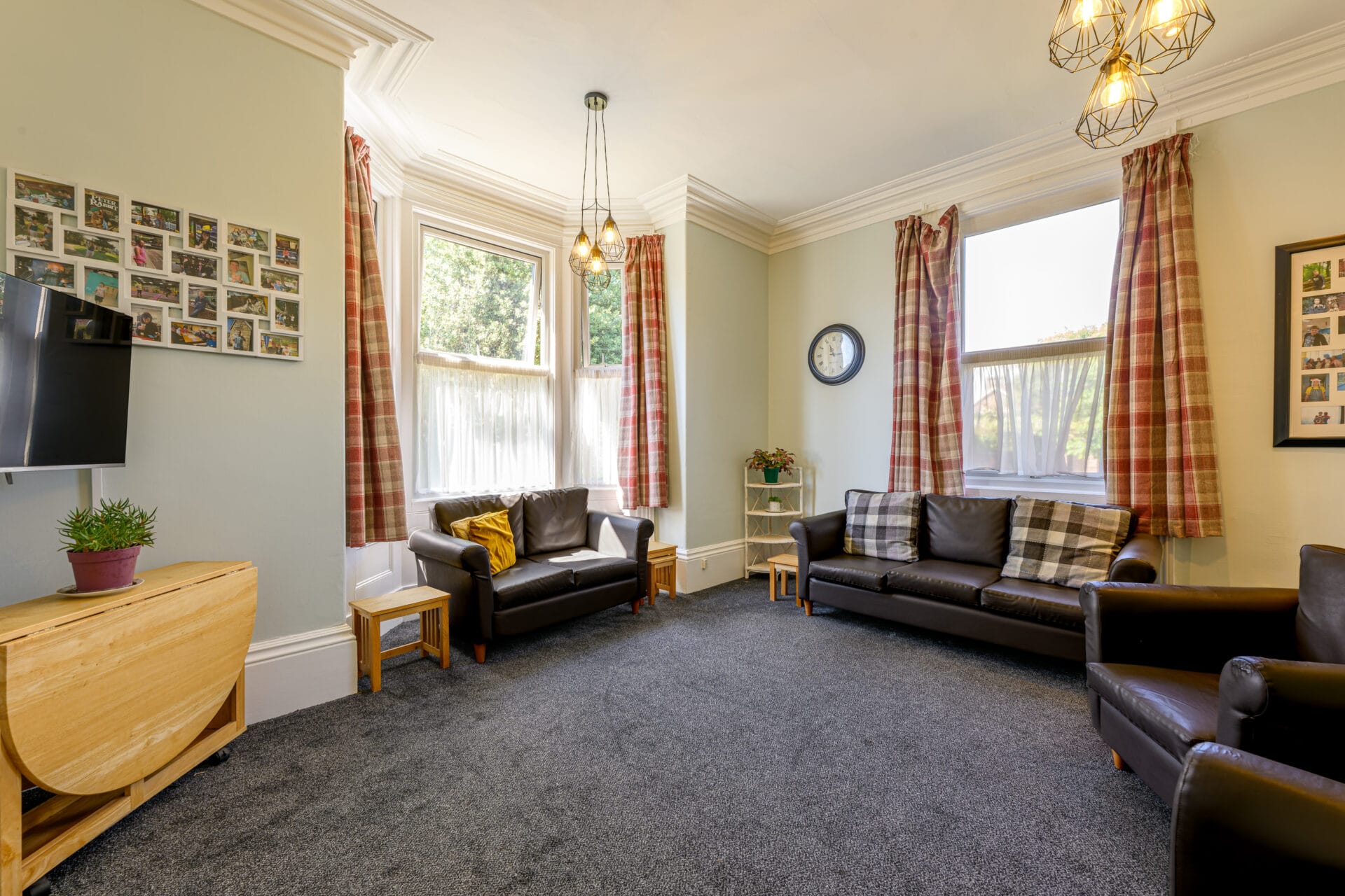 Applegate House living room with window view