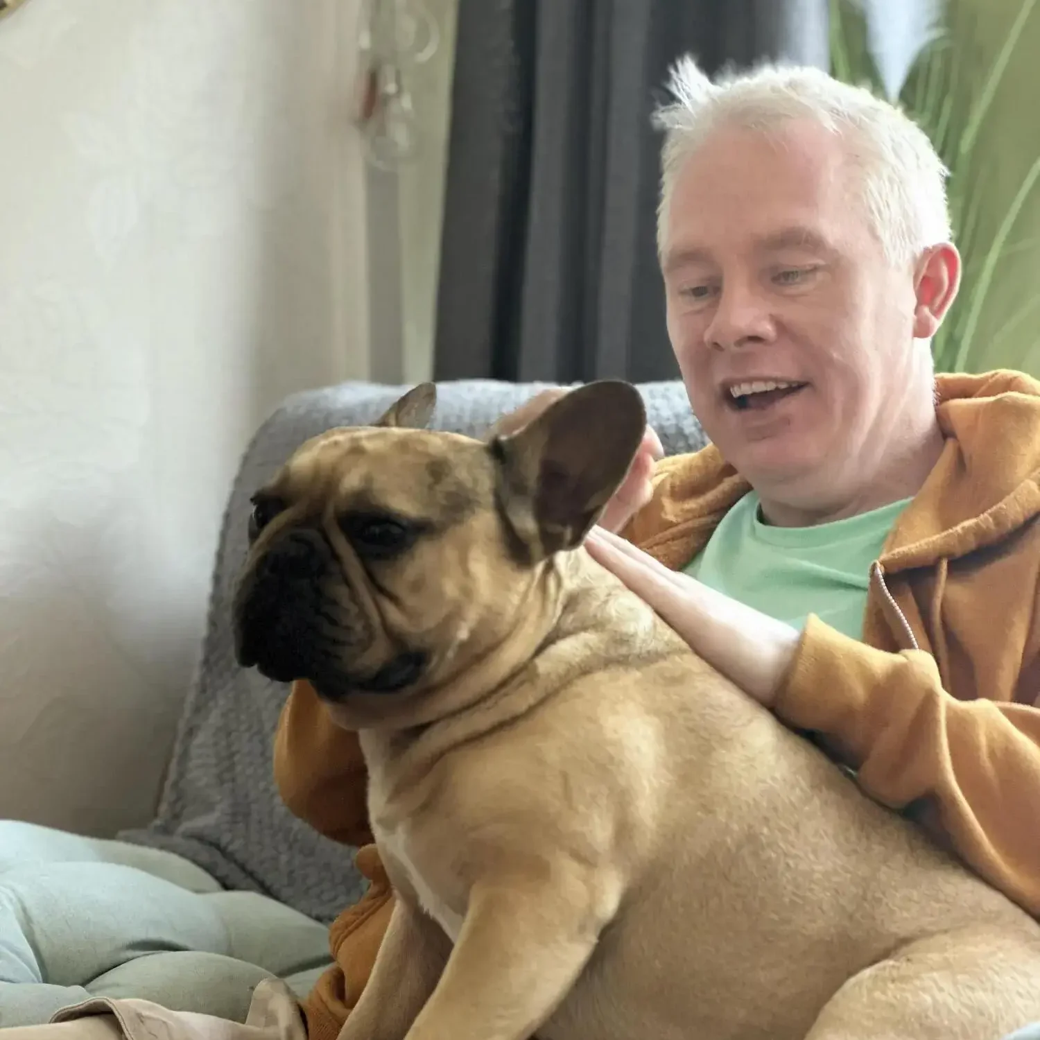 4) Lifestyle image of someone relaxed in their home