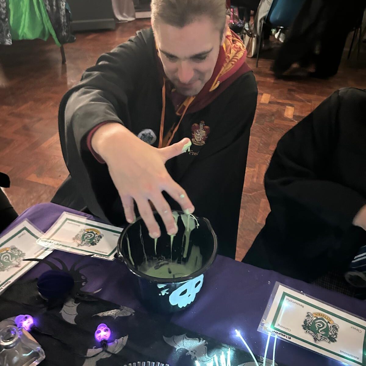 4) showing tactile activities or tech